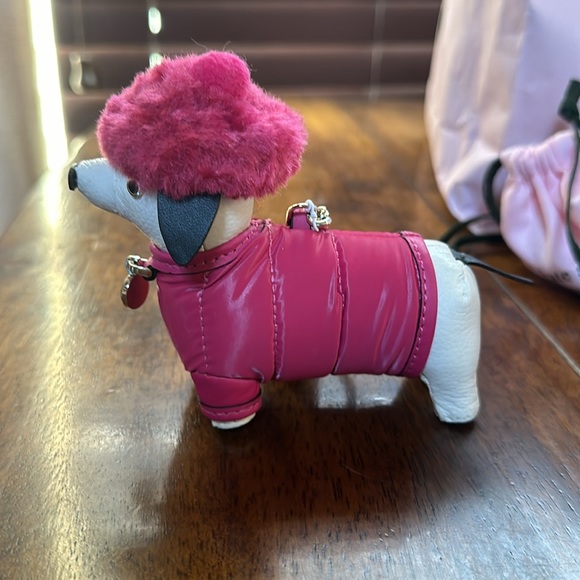 Kate Spade Claude Festive Dog Key Chain - Picture 5 of 7